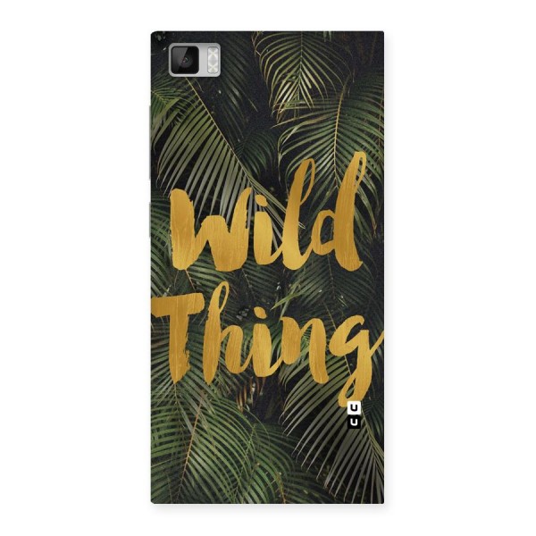 Wild Leaf Thing Back Case for Xiaomi Mi3