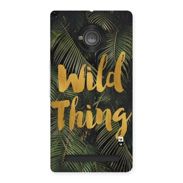 Wild Leaf Thing Back Case for Yu Yuphoria