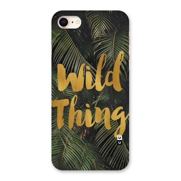 Wild Leaf Thing Back Case for iPhone 8