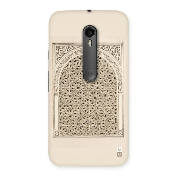 Window Ornaments Back Case for Moto G3