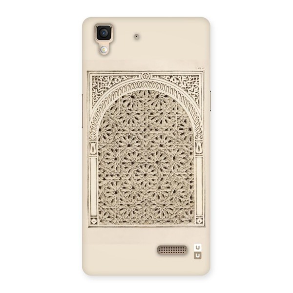 Window Ornaments Back Case for Oppo R7