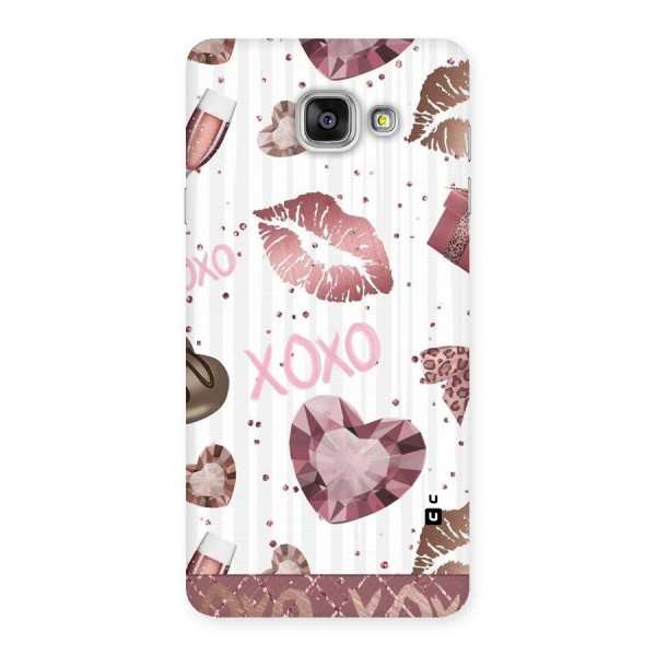 Wine Lip xoxo Back Case for Galaxy A7 2016