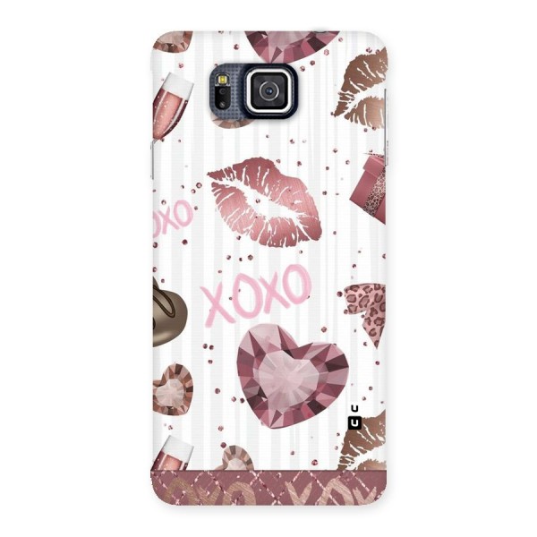 Wine Lip xoxo Back Case for Galaxy Alpha