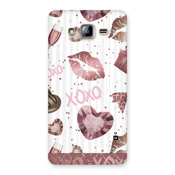 Wine Lip xoxo Back Case for Galaxy On5