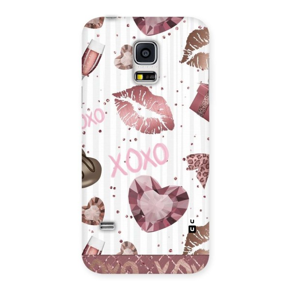 Wine Lip xoxo Back Case for Galaxy S5 Mini