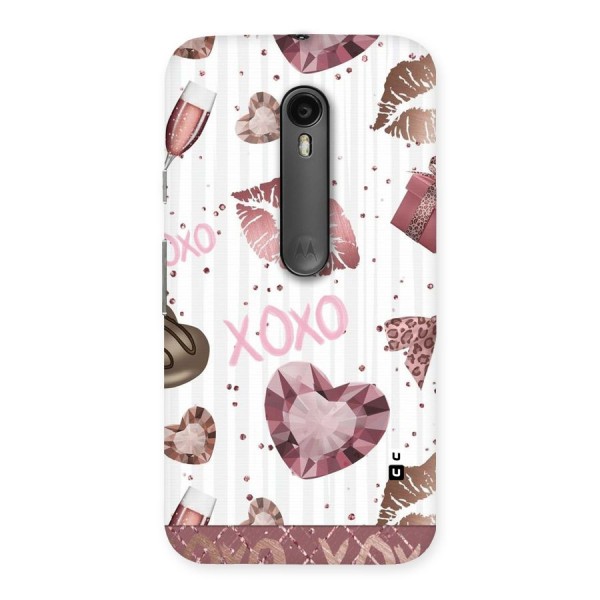 Wine Lip xoxo Back Case for Moto G3