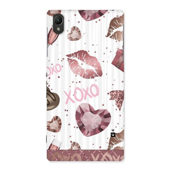 Wine Lip xoxo Back Case for Sony Xperia Z1