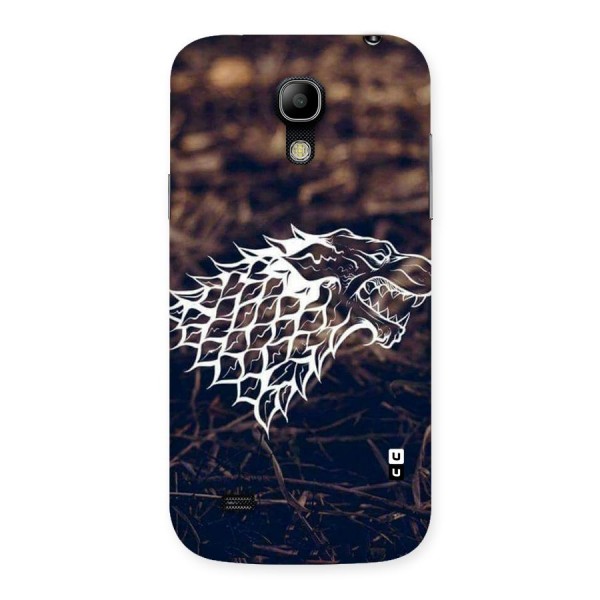 Wolf In White Back Case for Galaxy S4 Mini