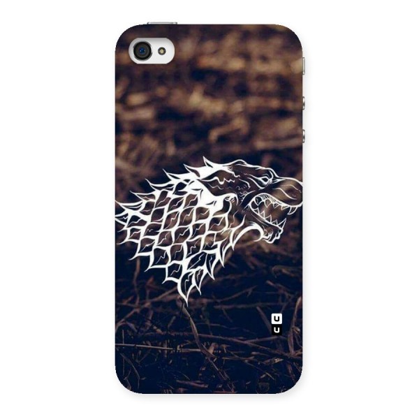 Wolf In White Back Case for iPhone 4 4s