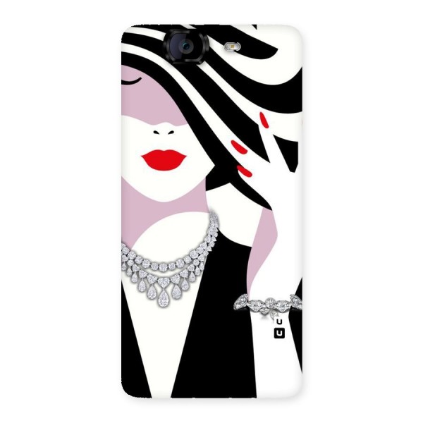 Women Beauty Back Case for Canvas Knight A350