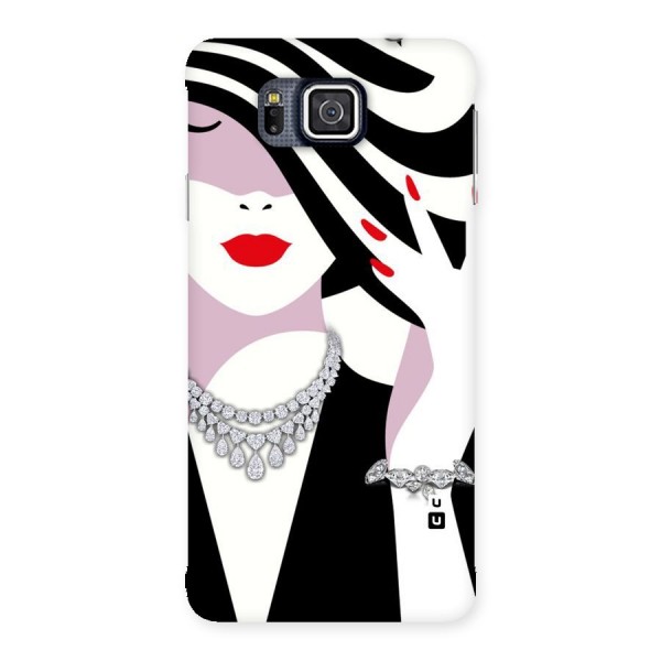 Women Beauty Back Case for Galaxy Alpha