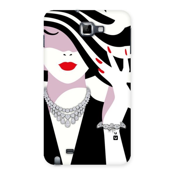 Women Beauty Back Case for Galaxy Note