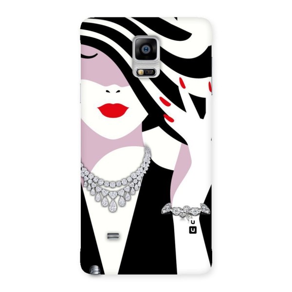 Women Beauty Back Case for Galaxy Note 4