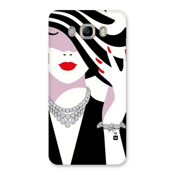 Women Beauty Back Case for Galaxy On8