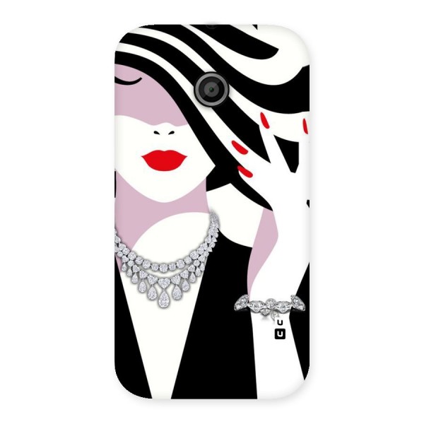 Women Beauty Back Case for Moto E