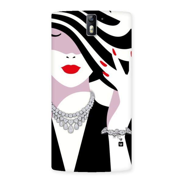 Women Beauty Back Case for One Plus One