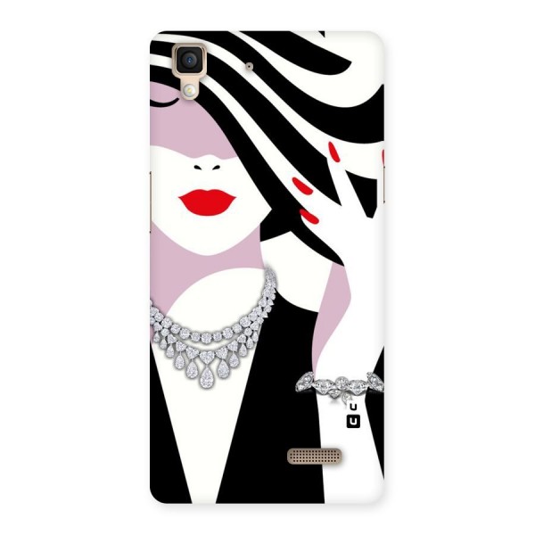 Women Beauty Back Case for Oppo R7