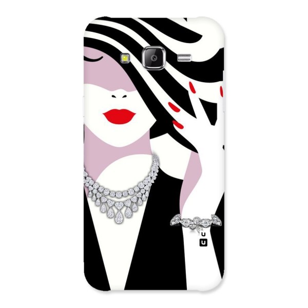 Women Beauty Back Case for Samsung Galaxy J5