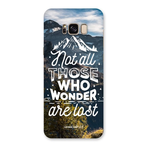 Wonder Lost Back Case for Galaxy S8 Plus