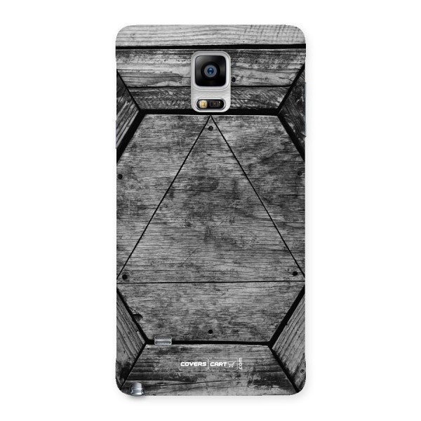 Wooden Hexagon Back Case for Galaxy Note 4