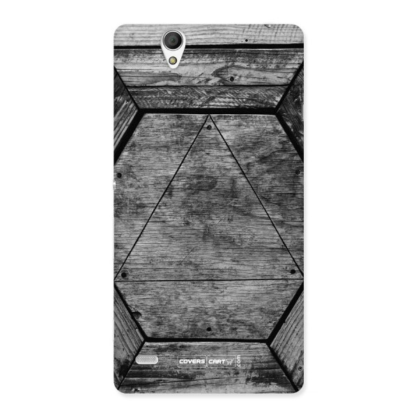 Wooden Hexagon Back Case for Sony Xperia C4