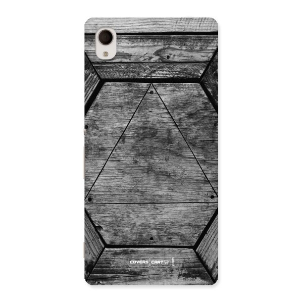 Wooden Hexagon Back Case for Sony Xperia M4