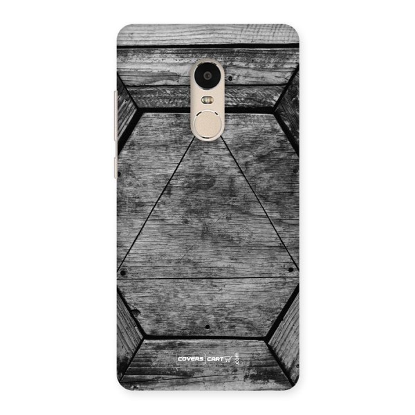 Wooden Hexagon Back Case for Xiaomi Redmi Note 4