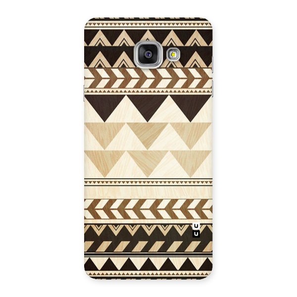 Wooden Printed Chevron Back Case for Galaxy A7 2016