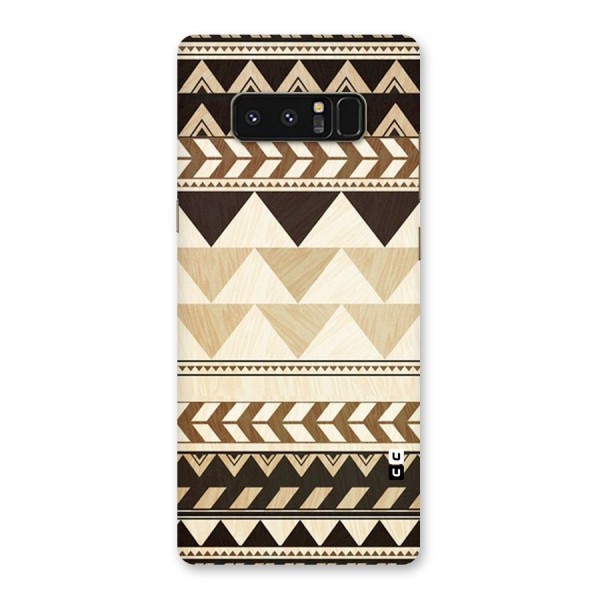 Wooden Printed Chevron Back Case for Galaxy Note 8