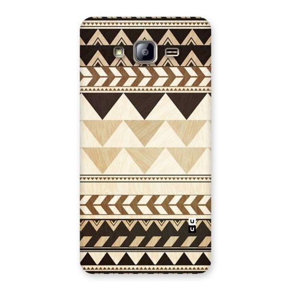 Wooden Printed Chevron Back Case for Galaxy On5