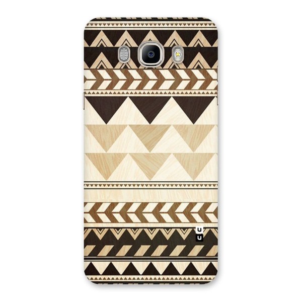 Wooden Printed Chevron Back Case for Galaxy On8