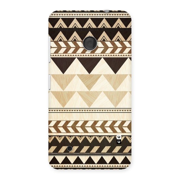 Wooden Printed Chevron Back Case for Lumia 530