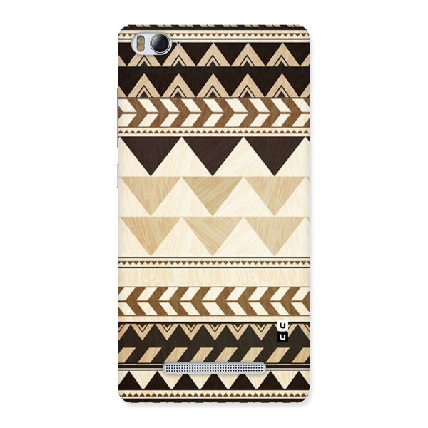 Wooden Printed Chevron Back Case for Xiaomi Mi4i