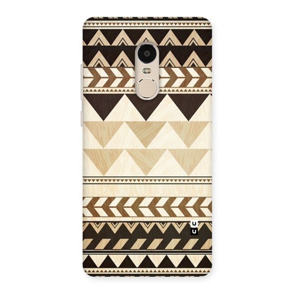 Wooden Printed Chevron Back Case for Xiaomi Redmi Note 4