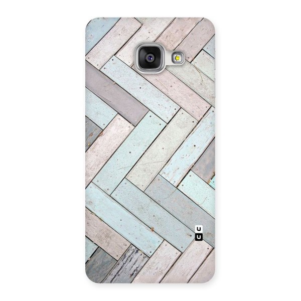 Wooden ZigZag Design Back Case for Galaxy A3 2016