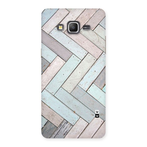 Wooden ZigZag Design Back Case for Galaxy Grand Prime