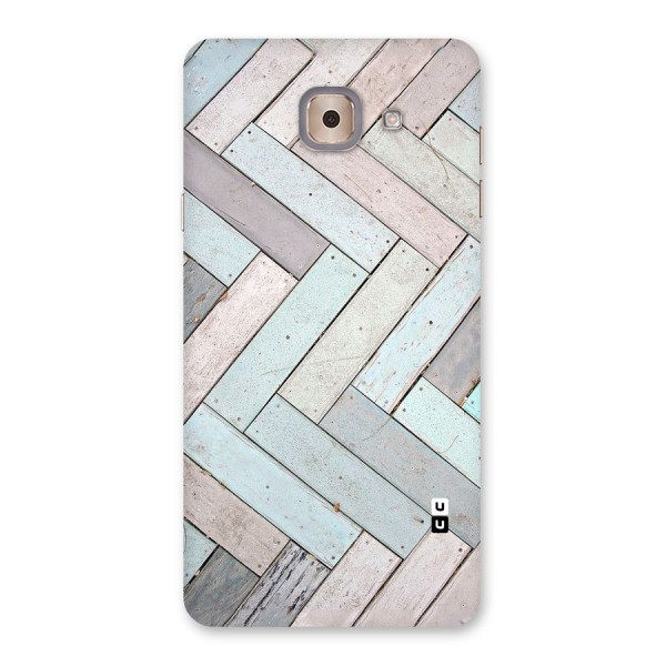 Wooden ZigZag Design Back Case for Galaxy J7 Max