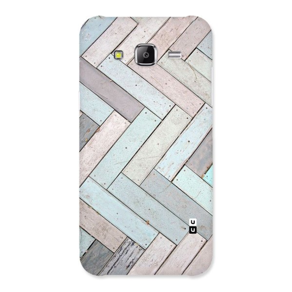 Wooden ZigZag Design Back Case for Samsung Galaxy J5