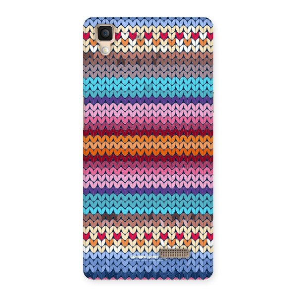 Woolen Back Case for Oppo R7