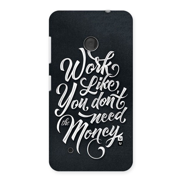 Work Like King Back Case for Lumia 530