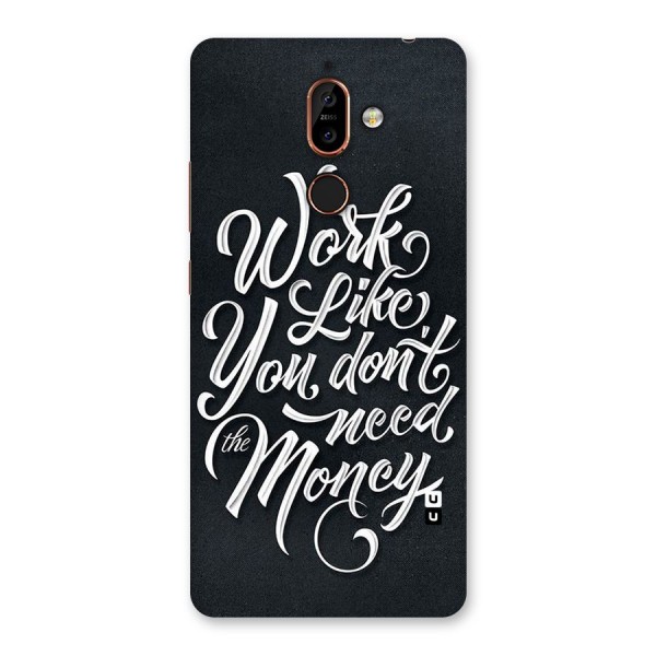 Work Like King Back Case for Nokia 7 Plus