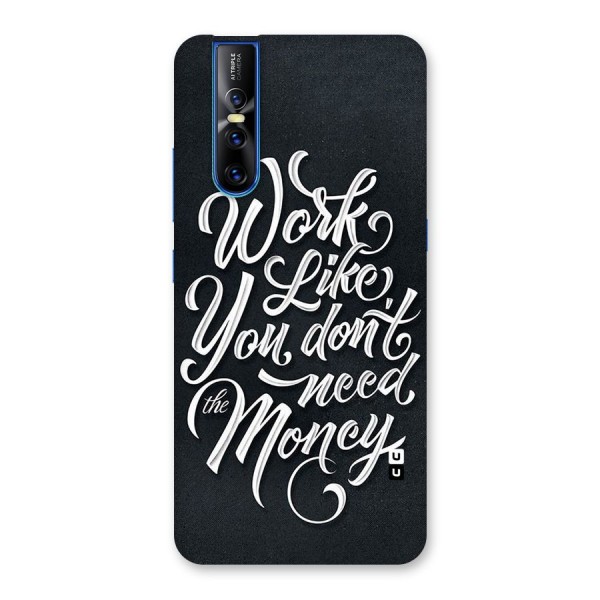 Work Like King Back Case for Vivo V15 Pro