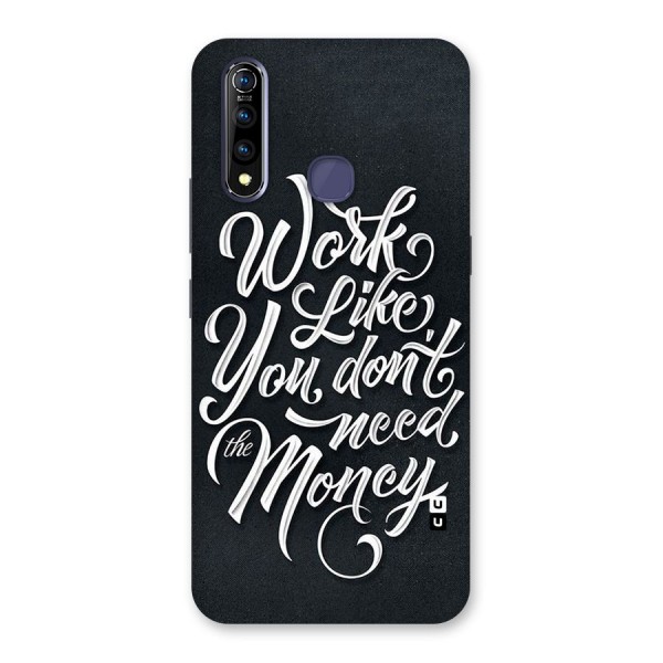 Work Like King Back Case for Vivo Z1 Pro