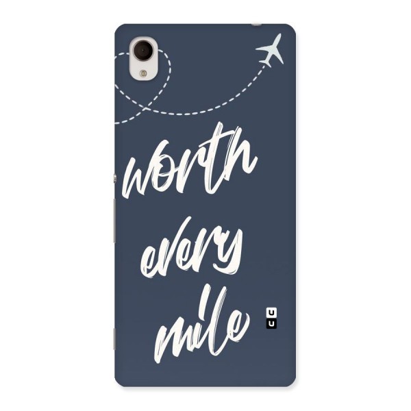 Worth Every Mile Back Case for Sony Xperia M4