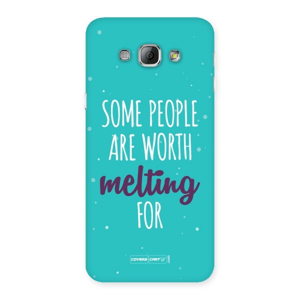 Worth Melting For Back Case for Galaxy A8