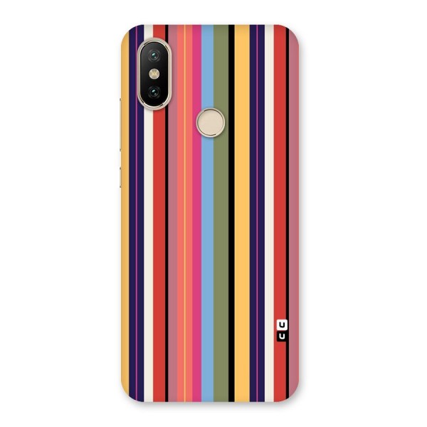 Wrapping Stripes Back Case for Mi A2