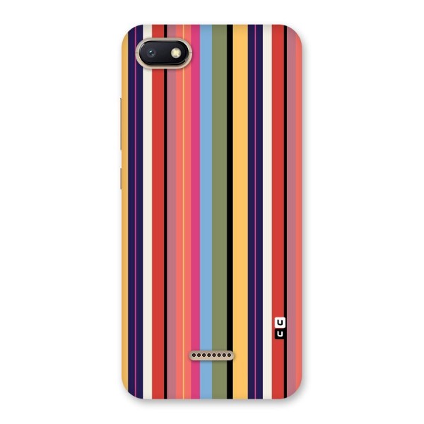 Wrapping Stripes Back Case for Redmi 6A