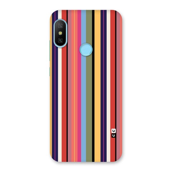 Wrapping Stripes Back Case for Redmi 6 Pro