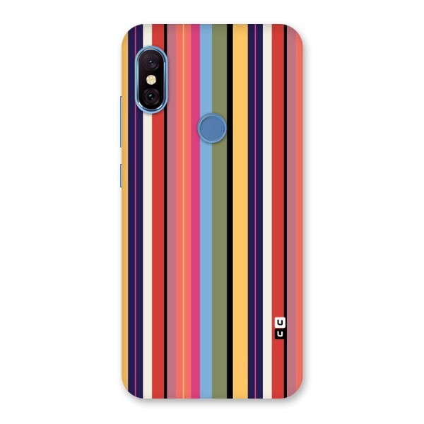 Wrapping Stripes Back Case for Redmi Note 6 Pro