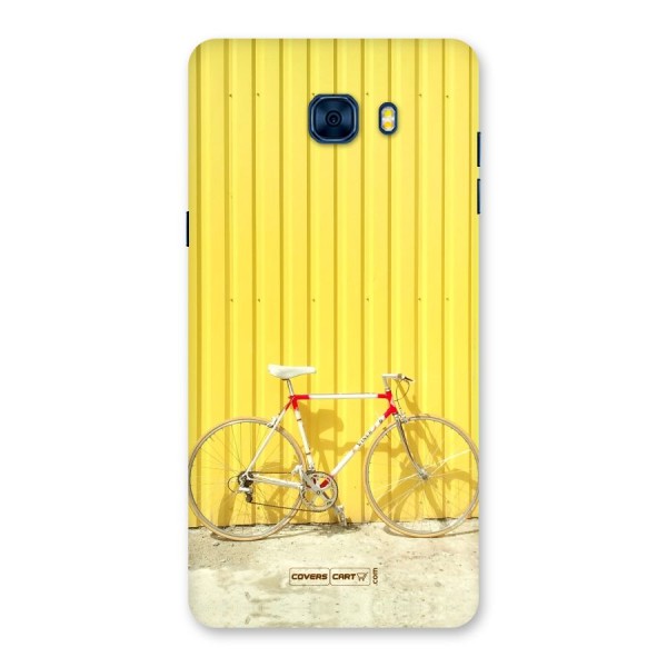 Yellow Cycle Classic Back Case for Galaxy C7 Pro